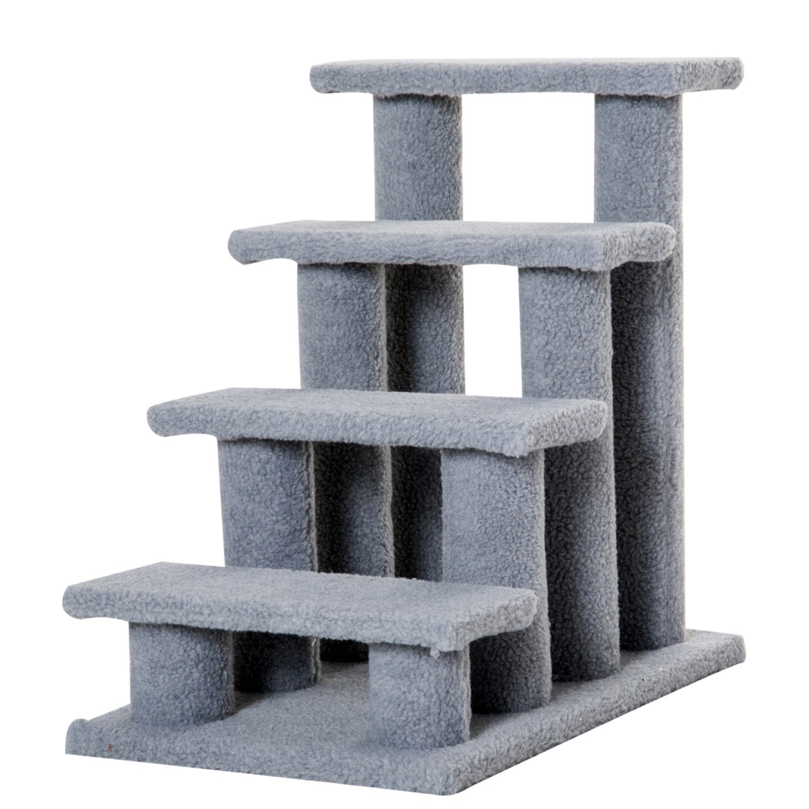 Pawhut 4 Step Pet Stairs for Dog and Cat Image 1