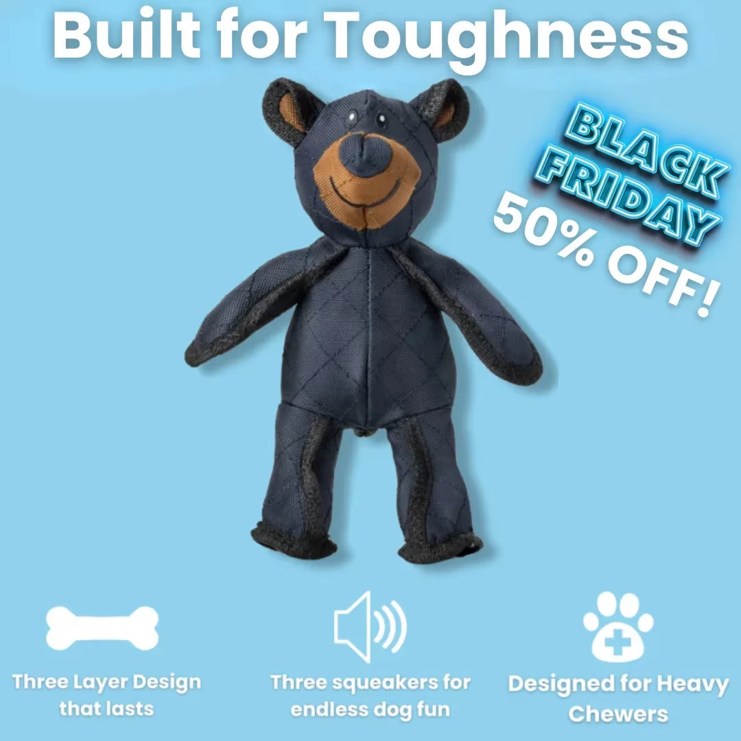 Unbreakable Teddy Bear Toy for Dogs Indestructible Heavy-Duty Image 4