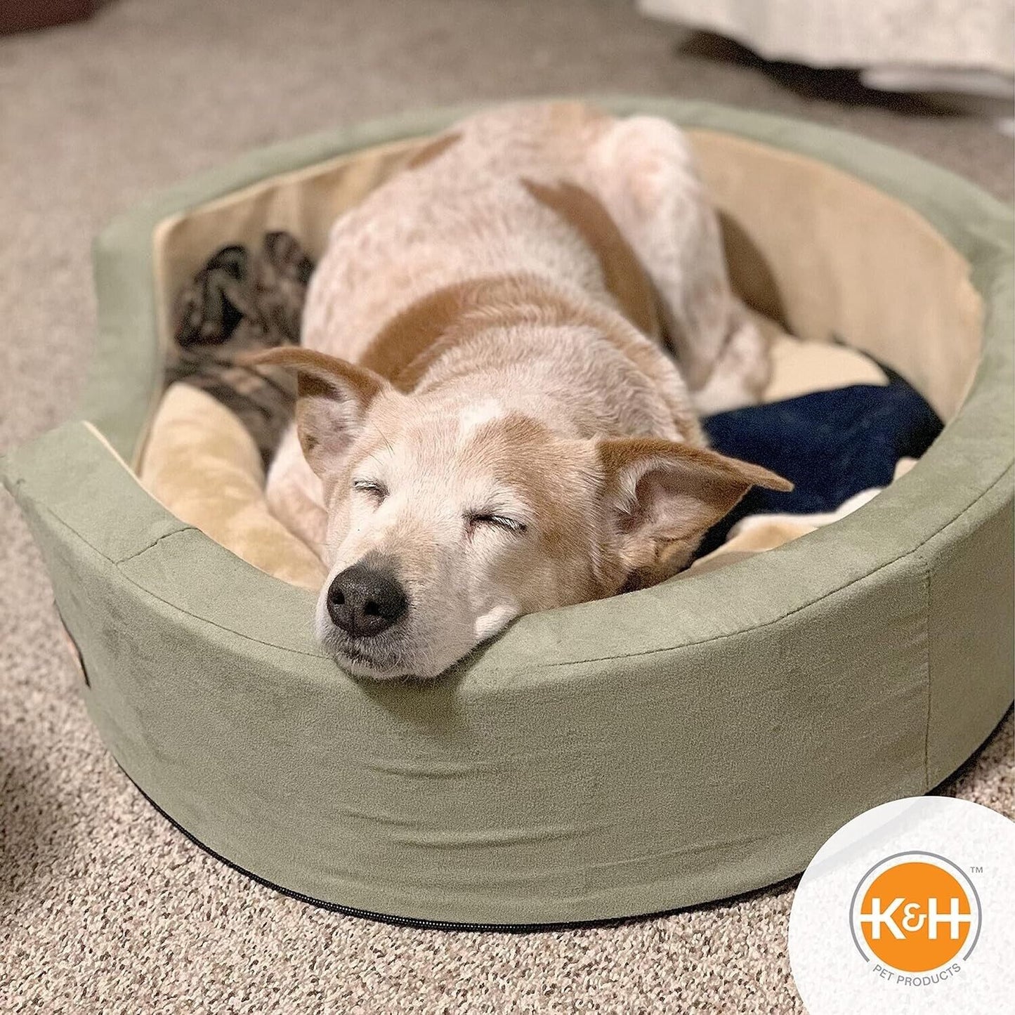 Warm Heated Electric Blanket Dog Bed Medium Image 2
