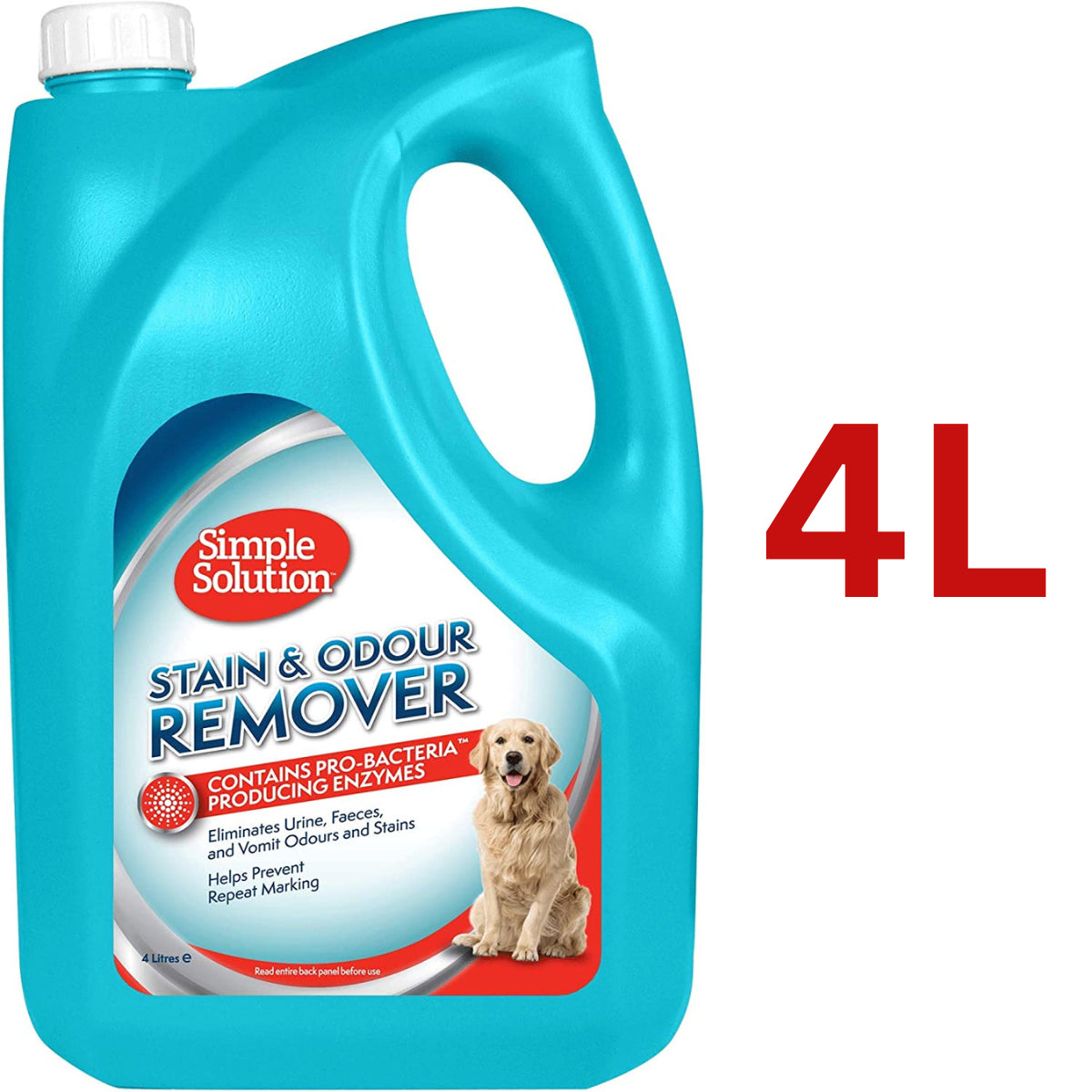 Simple Solution Dog Cat Pet Stain Odour Remover Urine Smell Destroyer Cleaner 4L Image 41