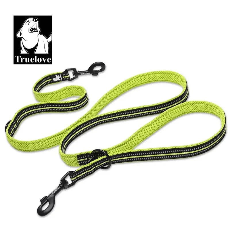 Adjustable Dog Lead Hands Free Pet Training Leash Multi-Function for 2 Dogs with reflective strips Image 10