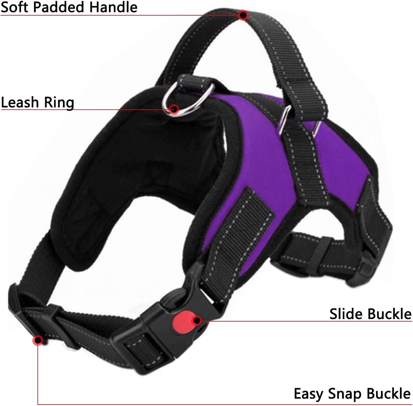 Dog No Pull Harness for Small Medium and Large Dogs Strong and Adjustable Image 42