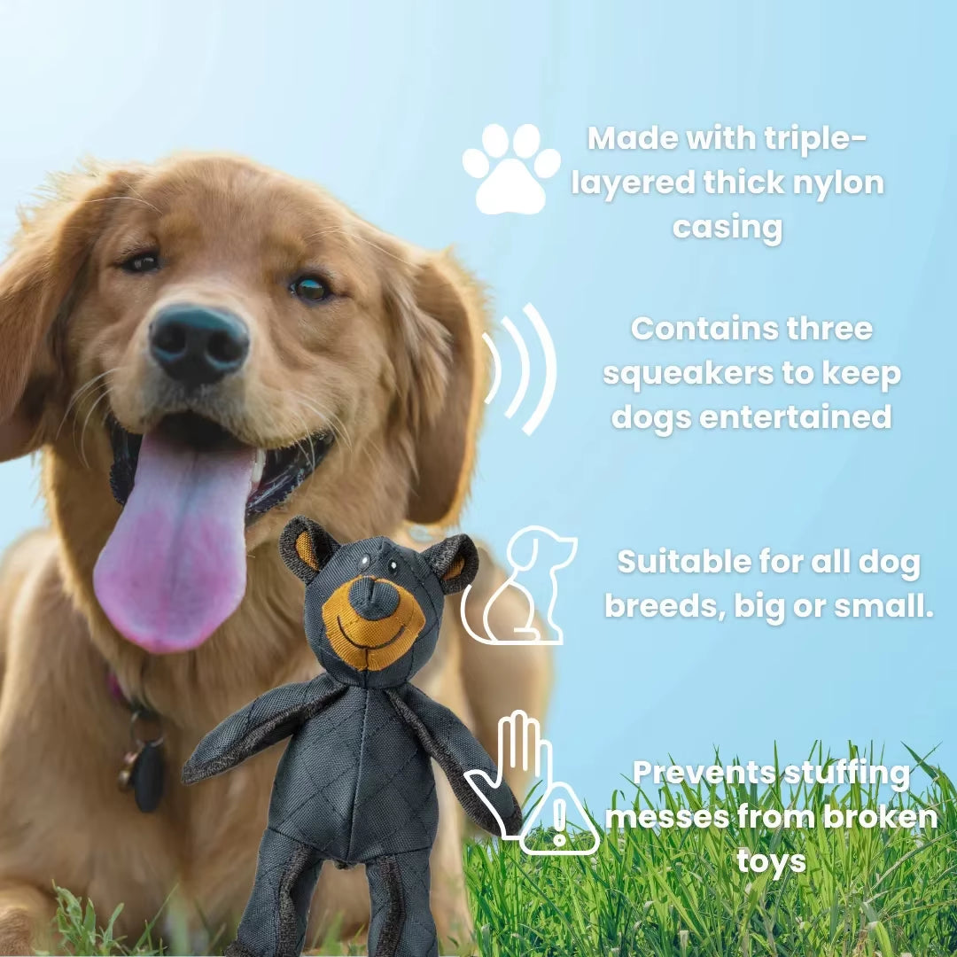 Unbreakable Teddy Bear Toy for Dogs Indestructible Heavy-Duty Image 2