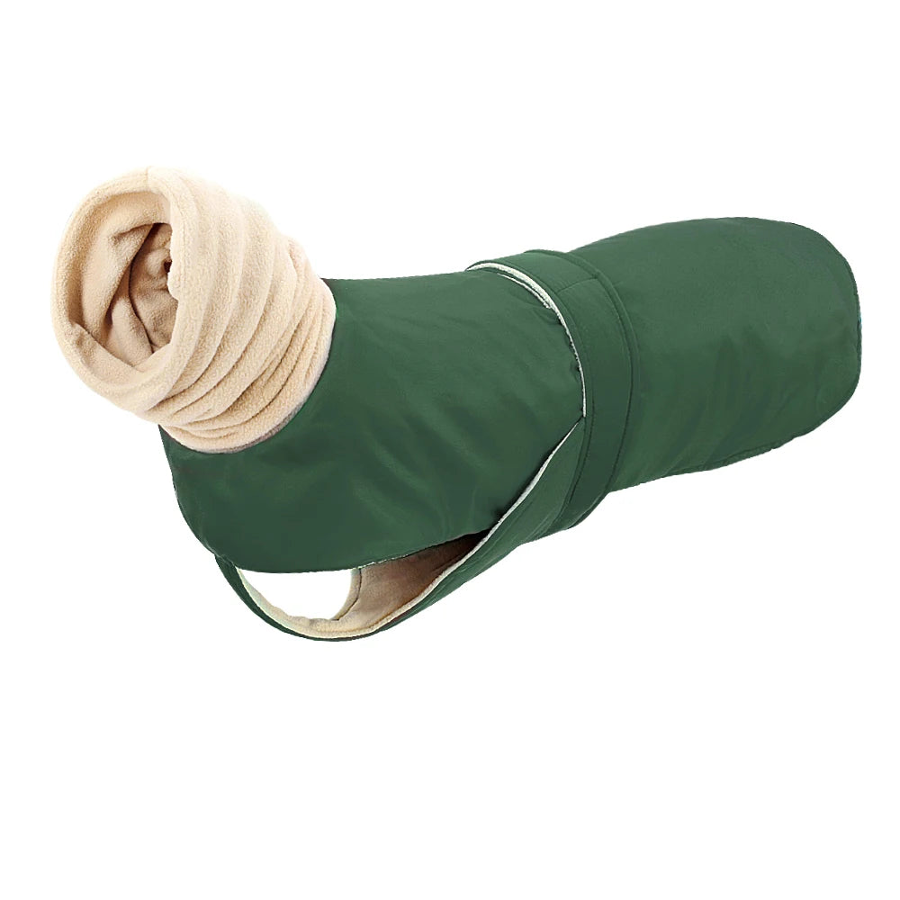 Winter Warm Waterproof Dog Jacket Coat with Leash Hole for Medium Large Dogs Image 8