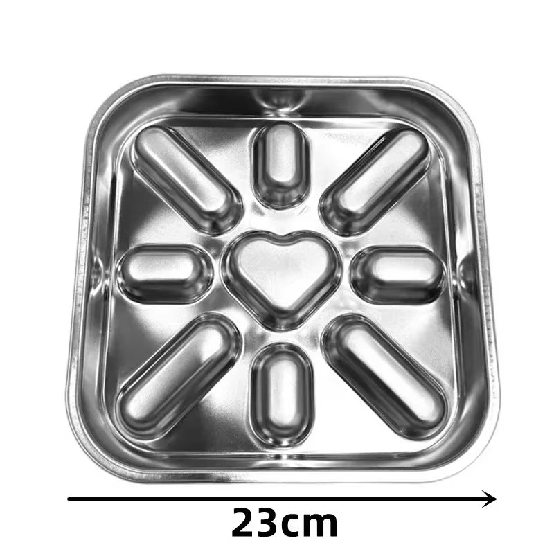 Stainless Steel Slow Feeder Dog Bowls Non-Slip Large Capacity Image 7